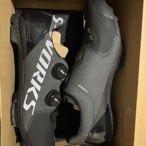Specialized S-Works Black and Gray Cycling Shoes